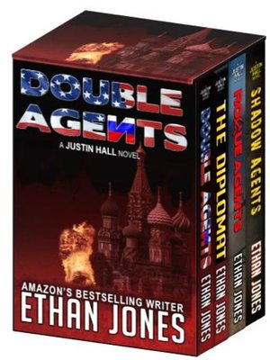 cover image of Justin Hall Spy Thriller Series--Books 4-6 Box Set